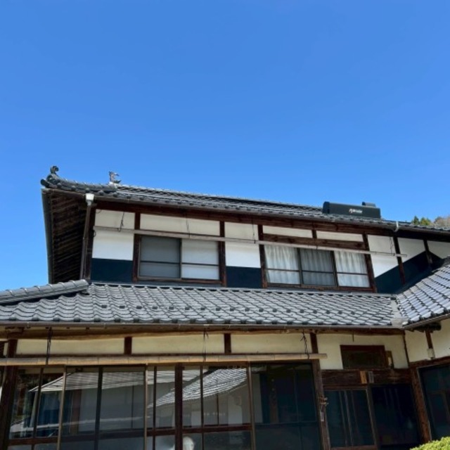 美咲町　セメント瓦塗装工事の画像
