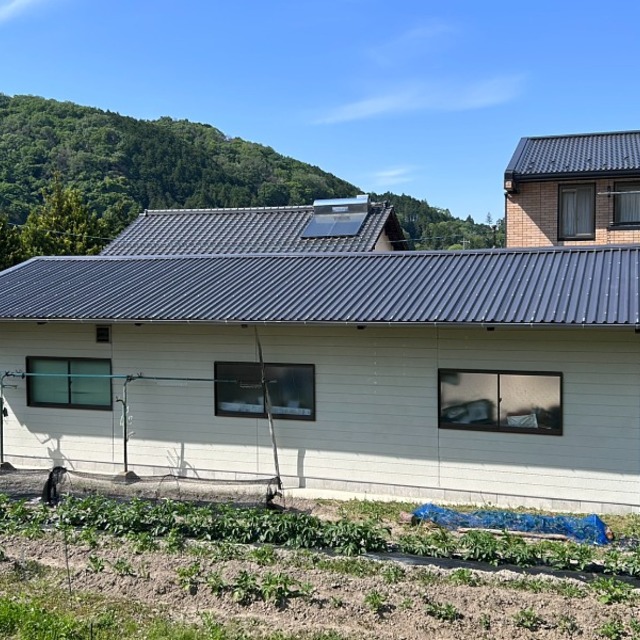 美咲町　スレート屋根改修工事の画像